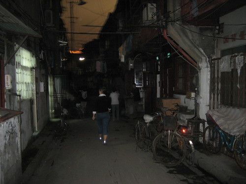 Shanghai Alley at Night