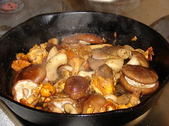 Sauteeing Mushrooms
