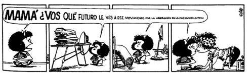 Mafalda y su mamá