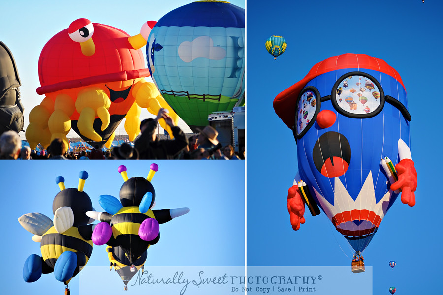balloon fiesta collage