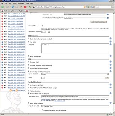 Hudson Job Configuration Screen