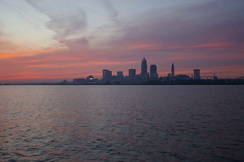 Sunrise over Cleveland