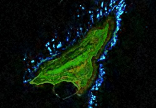 Dao Bach Long Vi - Landsat Image N-48-20_2000 (1:17,500)