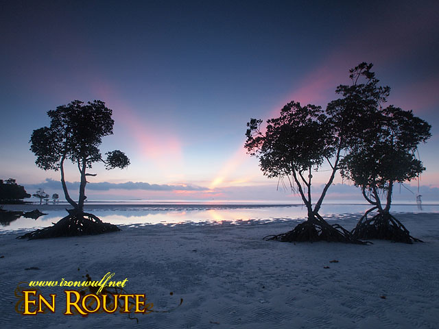 Sunrise at Microtel Palawan Beach