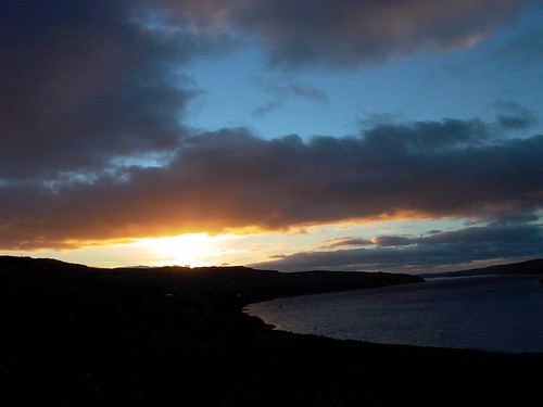 sunset over Loch Harport from Carbost 1