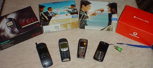 Meine 4 Mobiltelefone im Wandel der Zeit