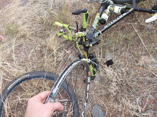 Meh, flat tire.  Don't do this very often any more.
