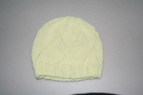 Lion Brand Baby Soft - Sprial Eyelet #2 Baby Hat