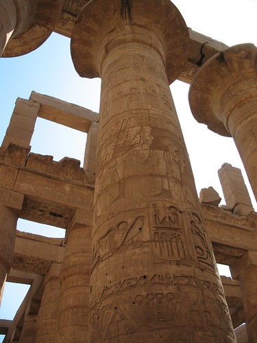 Pillars in Temple of Karnak