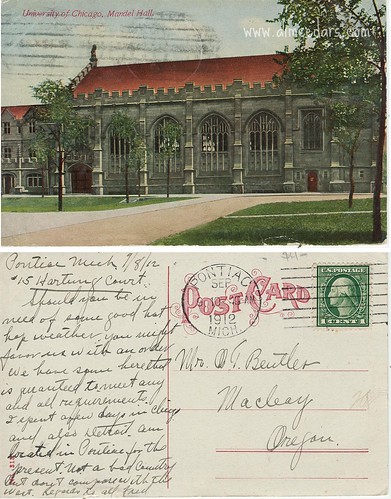 UC- Mandel Hall (1912)