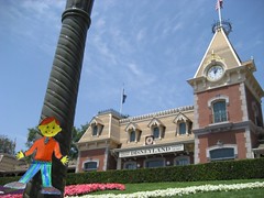 Flat Stanley went to Disneyland. (04/07)