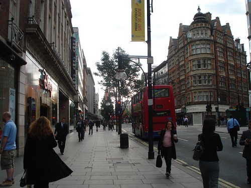 Walking to Work on Oxford Street