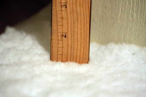 1 inch and counting...