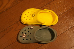 Holey Soles is smaller than crocs.