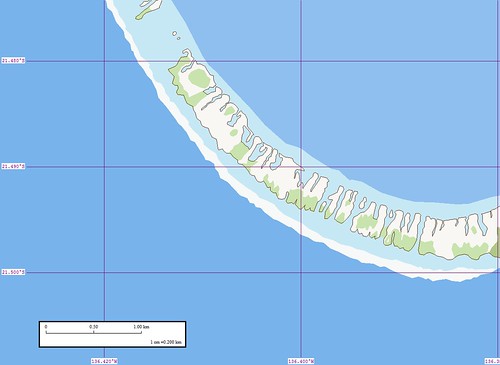 Matureivavo Atoll - EVS Map (1-20,000)