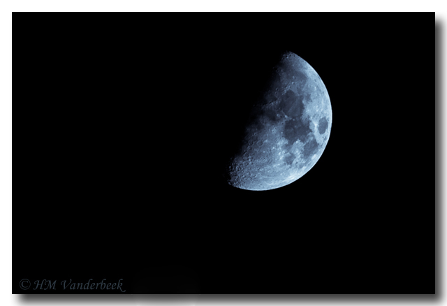 Last Night's Moon. I love taking pictures of the moon.