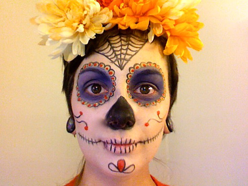 day of the dead make up