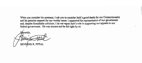 Ben Fitial's letter support Jack Abramoff, pg 2