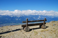 Innsbruck and bench