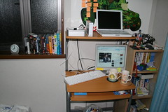 My Room and New HDD and Mac Keyboard (Sweet)