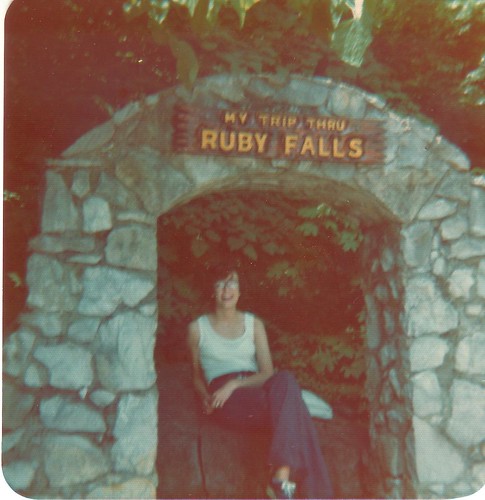 Mom at Ruby Falls
