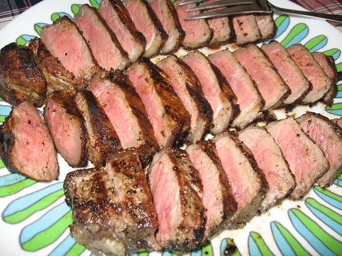 finished steak