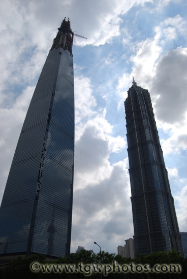 finace tower and jinmao tower