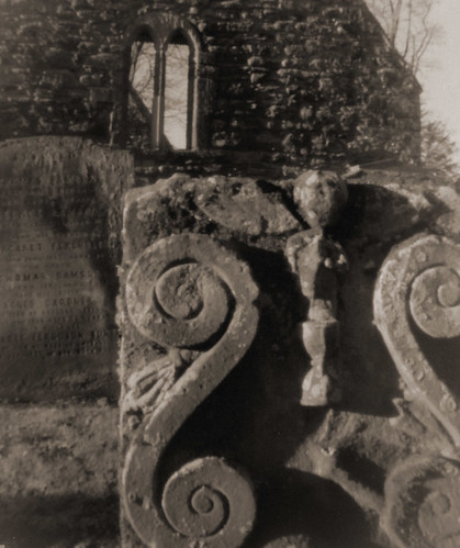 Alloway kirk, pinhole with converted Agfa Clack