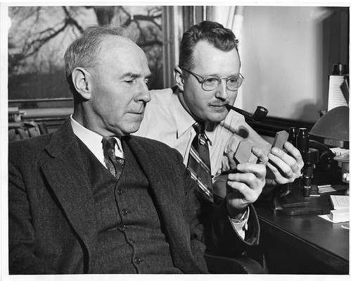 (left to right): Norman Levi Bowen (1887-1956) and Orville Frank Tuttle (1916-1983) by Smithsonian Institution