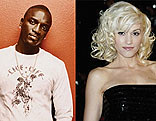 Akon and Gwen Stefani