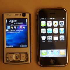 iPhone & Nokia N95