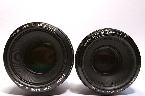 Canon 50mm ƒ1.4 vs ƒ1.8