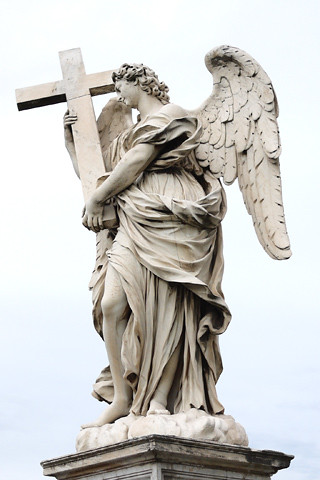  Ponte Sant'Angelo 聖天使橋 拿著十字架的天使 Angel with the Cross