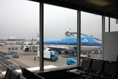 KLM Flight from Amsterdam to San Francisco