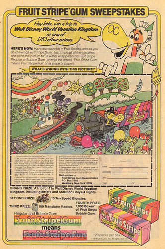 Vintage Ad #296: Fruit Stripe Sweepstakes