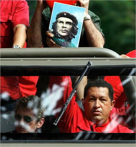 Hugo Chavez and Sean Penn
