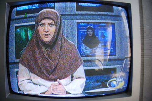 Iranian TV news host