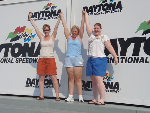  Daytona Raceway Victory Lane - Hayley Mum and Gayle 