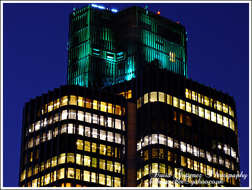 London Night: Tower 42 Architecture Detail...