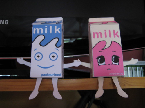 Or more specifically the wee milk carton from the Coffee TV video