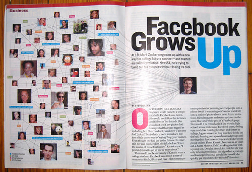 Facebook in Newsweek. With research by Charlene!