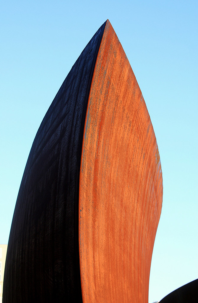 Detail "Wake" by Serra, SAM Olympic Sculpture Park