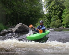 White Water Kayaking, River Dee