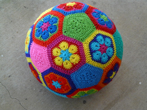 Crocheted Soccer Ball by crochetbug13.
