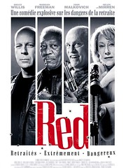 Critique du film RED réalisé par Robert Schwentke avec Bruce Willis, Morgan Freeman, Helen Mirren.