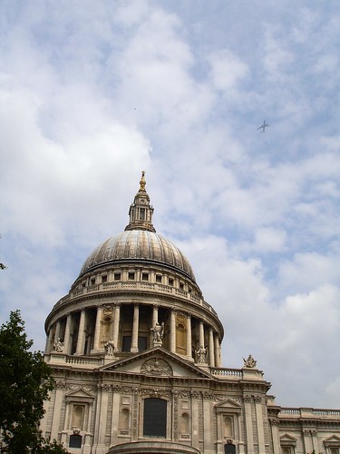 St Pauls and the Plane
