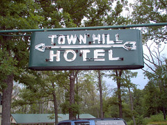 Neon sign, Town Hill Hotel