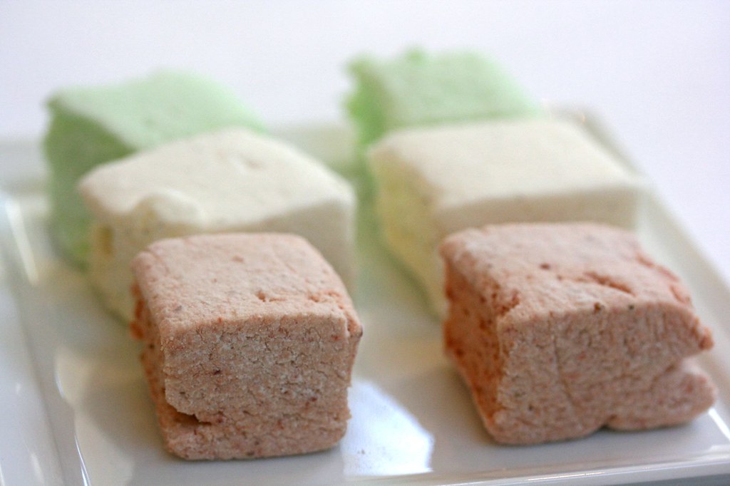 Plate of Homemade Marshmallows