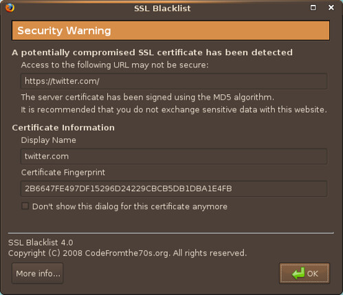 thosch66@Flickr: SSL Blacklist - MD5-Warnung