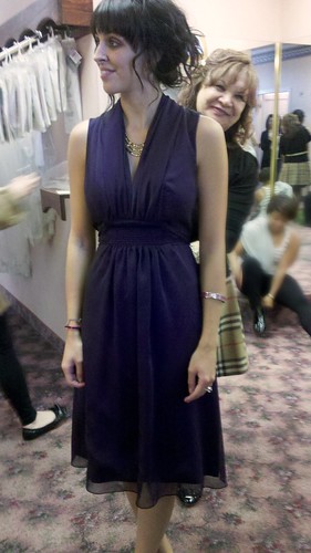 purple dress front